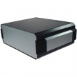 CDIC00004 110 Series Desktop Enclosure, 200 x 271 x 90 mm, Silver/Anth
