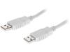 CAB-USB2AA/3.0-GY Кабель; USB 2.0; вилка USB A, с обеих сторон; Дл.кабеля:3м; серый
