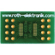 RE933-03 Laboratory card FR4 Epoxide + chem. Ni/Au TSSOP16 Adapter