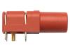 SWEB 8094 AU/RT Гнездо; "банан" 4мм; 24А; красный; позолота; -25?80°C; 10мОм; 1кВ