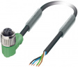 SAC-5P-10,0-PUR/M12FR Actuator/sensor-cable M12 (90°) Разъем разомкнут 10 m