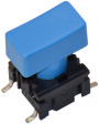 1PS00 Cap rectangular blue 6.5 x 12.5 mm