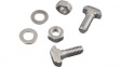 1455TBOLT Extruded Enclosure Channel Mount Bolts, 20 x 8 x 14 mm, Steel, 1455