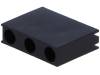 FIX-LED-331, Корпус LED; 3мм; полиамид; угловой; черный; UL94V-2; Кол-во диод:3, FIX&FASTEN