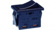 CWSA11AANS ROCKER; SPST; Пол: 2; ON-OFF; 6A/250ВAC; черный; нет; Корпус: черный