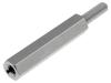 M30025.01.65 Дистанцирующая стойка с резьбой; 25мм; Внутр.резьба: M3; латунь