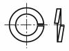 1144766 Шайба; круглая, пружинная; M3; D=5,6мм; h=1мм; пружинная сталь