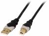 DK-300119-030-D Кабель; USB 2.0; вилка USB A, вилка USB B; 3м