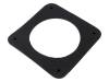 GN 148.2-168-B, Шайба; резина; Кол-во монтажн.отв:4; 168x168мм, ELESA+GANTER
