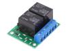 2-CH SPDT RELAY CARRIER WITH 5VDC RELAYS, Модуль: реле; Каналы: 2; 5ВDC; макс.250ВAC; 10А; штыревой,винтовой, POLOLU