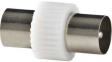 CSBW40940WT Straight Adapter, IEC Plug - IEC Plug