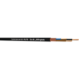SENSOCORD-M-UL 3XAWG28/7 [100 м], Control cable, 3 x 0.09 mm2, Shielded, Copper Strand, Bare, 19 x 0.079 mm Black, Kabeltronik