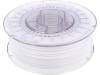 PETG 2,85 WHITE Филамент: PET-G; белый; 1кг; 220-250°C; ±0,05мм; 2,85мм