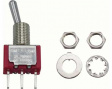 RND 210-00436 Miniature Toggle Switch, On-None-On, PC Thru-hole
