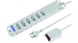 20 201236 S M Outlet Strip, 6xJ (T13), 3 m