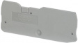 3206571 D-QTC 2,5-TWIN End plate, Grey