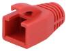 MP0035R Корпус вилки RJ45; 8мм; Цвет: красный