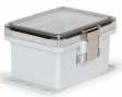 UPCT080604HMLF PolyBox 223 х 172 х 134 мм, петли, защелки AISI316, монтажный фланец, прозрачная