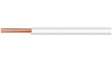 3053 WH001 [305 м] Stranded Wire, PVC, Stranded, 10 x o 0.25 mm, 0.5 mm2, White, 20 AWG, 305 m