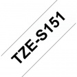 TZE-S151 Label Tape 24 mm Black on Transparent 8 m