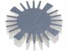 SK57710AL, Радиатор; для светодиодов; O:50мм; H:10мм; 2,3К/Вт, Fischer Elektronik