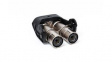 PL182X-301-50 Plug, Receptacle, 2 Poles, 300A, Orange/Metal