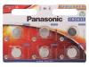 5410853043836, Батарея: литиевая; 3В; CR2032; Кол-во бат: 6; O20x3,2мм, Panasonic