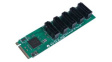 103990543  PCIe M.2 B Key to 5-Port SATA Interface Converter for Odyssey-X86J4105
