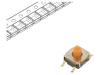KSC443G70SHLFG Sealed Tact Switch SMD 4N Gold Gwing