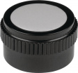 4133.603 Plastic rotary knob black 27.7 mm