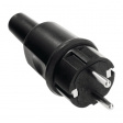 913.173 Mains Plug Black F (CEE 7/4)