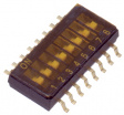 A6H-8102 Переключатель: DIP-SWITCH; Кол-во секций:8; ON-OFF; 0,025A/24ВDC