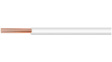 3049 WH001 [305 м] Hook-Up Cable, PVC, Stranded, 7 x o 0.16 mm, 0.12 mm2, White, 26 AWG, 305 m