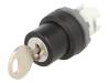1SFA611280R1003 Переключатель: поворотный с ключом; 2; 22мм; черный; IP66; O22,5мм