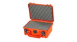 RND 600-00291 Watertight Case with Cubed Foam, 4.48l, 258x243x118mm, Polypropylene (PP), Orang