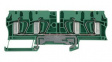 7904280000 PE Terminal, 800V, Tension Clamp, 4 Poles, 4mm, Green / Yellow