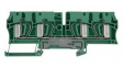 7904280000 PE Terminal, 800V, Tension Clamp, 4 Poles, 4mm\x1a, Green / Yellow