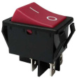 RND 210-00552 Power Rocker Switch, Black, On-Off