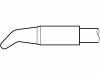 C245-260 Жало; изогнутый конус; 2мм; longlife