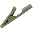 MA 1 GRAU / GREY Crocodile clip diam. 2 mm grey