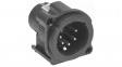AC5MAV-AU-B XLR, Receptacle 5 AC PCB Black