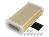 ALUG702GD120-C Корпус: универсальный; Х:68,7мм; Y:129мм; Z:35,2мм; серебристый