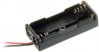 BH421-3A Battery holder 2 x AAA Cable