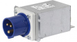 5500.2360 Power inlet with filter, CEE 16 Male, 250 VAC, 16 A