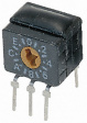 A6CV-16R Кодирующий переключатель; HEX/BCD; Положения:16; THT; 0,1A/30ВDC
