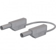 XVS-410/EVO 100cm grau/grey Test lead diam. 4 mm grey 100 cm CAT II CAT III