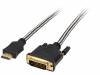 84487 Кабель; HDMI 1.3,dual link; вилка DVI-D (18+1), вилка HDMI; 5м