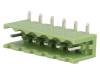 XY2500R-A(5.0)-6P Разъемный клеммник; гнездо; "папа"; 5мм; без боковых стенок; THT