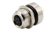 RND 205-01137 M8 Circular Sensor Connector, Straight, Socket, 6 Poles, A-Coded, Solder