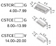 CSTCE10M0G55-R0 Resonator 3 contacts 10 MHz
